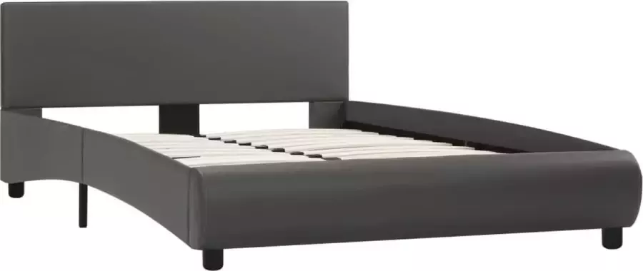 Maison Exclusive Bedframe kunstleer grijs 120x200 cm