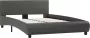 Maison Exclusive Bedframe kunstleer grijs 120x200 cm - Thumbnail 7