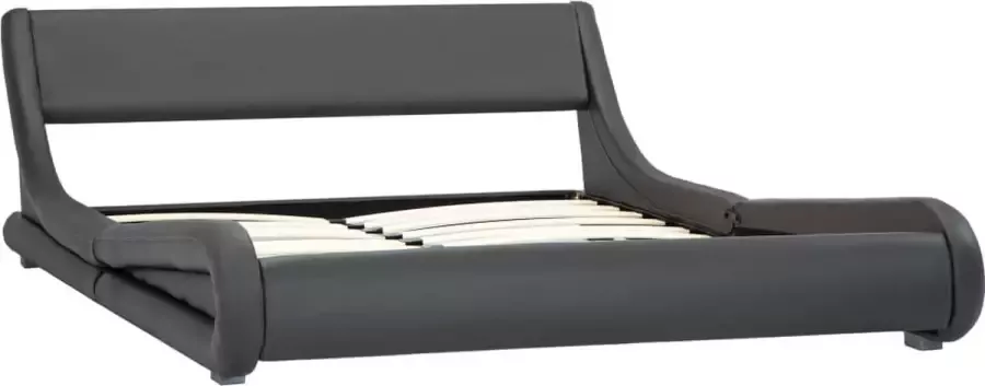 Maison Exclusive Bedframe kunstleer grijs 120x200 cm