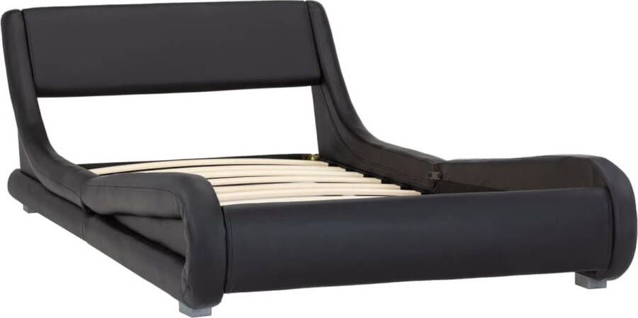 Maison Exclusive Bedframe kunstleer zwart 100x200 cm