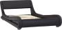 Maison Exclusive Bedframe kunstleer zwart 100x200 cm - Thumbnail 1