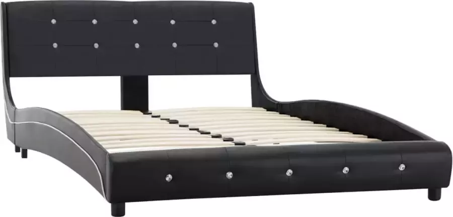 Maison Exclusive Bedframe kunstleer zwart 120x200 cm
