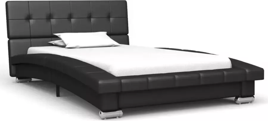 Maison Exclusive Bedframe kunstleer zwart 200x90 cm