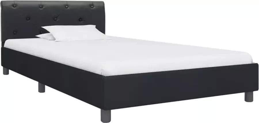Maison Exclusive Bedframe kunstleer zwart 90x200 cm