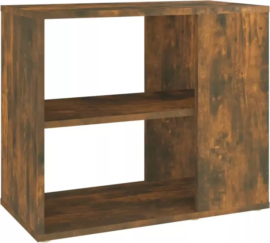 Maison Exclusive Bijzetkast 60x30x50 cm bewerkt hout gerookt eikenkleurig