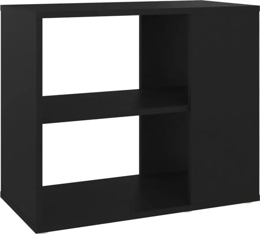 Maison Exclusive Bijzetkast 60x30x50 cm spaanplaat zwart