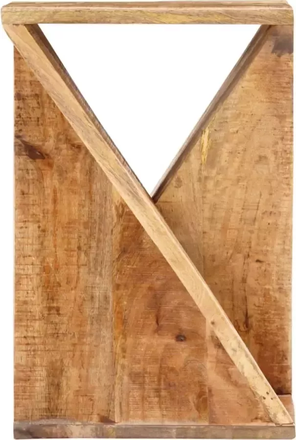 Maison Exclusive Bijzettafel 35x35x55 cm massief mangohout