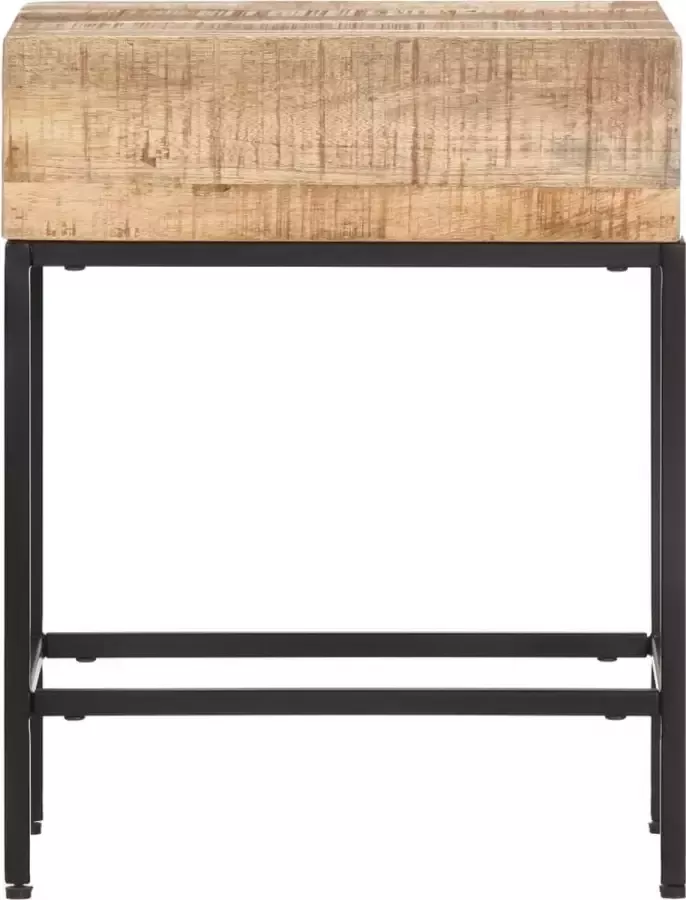 Maison Exclusive Bijzettafel 40x30x50 cm massief ruw mangohout