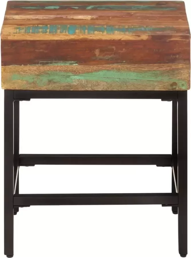 Maison Exclusive Bijzettafel 40x30x51 cm massief gerecycled hout