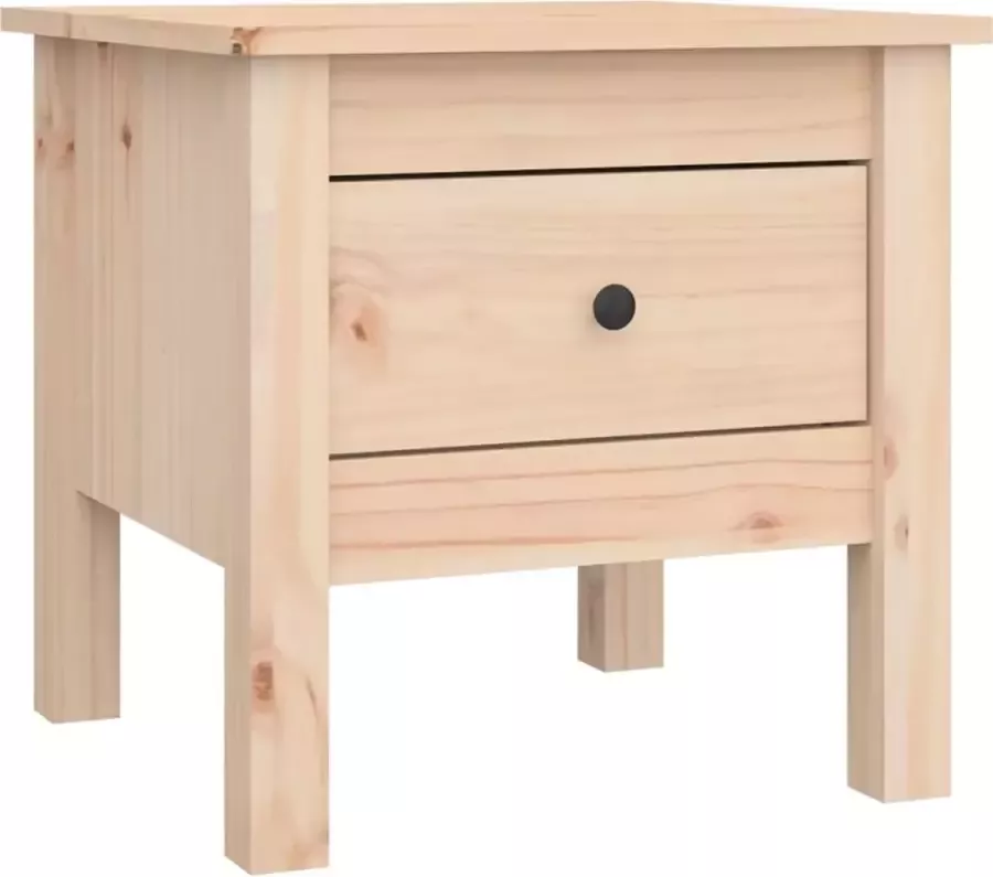 Maison Exclusive Bijzettafel 40x40x39 cm massief grenenhout
