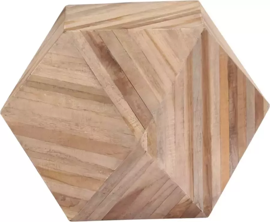 Maison Exclusive Bijzettafel 40x40x40 cm gerecycled teakhout