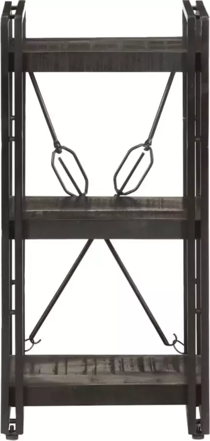 Maison Exclusive Boekenkast met 3 schappen 40x30x80 cm massief mangohout