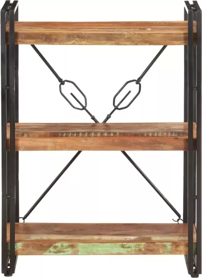 Maison Exclusive Boekenkast met 3 schappen 60x30x80 cm massief gerecycled hout