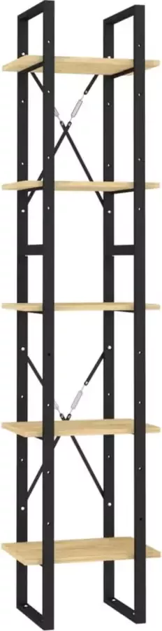 Maison Exclusive Boekenkast met 5 schappen 40x30x175 cm grenenhout