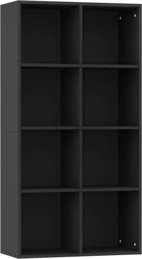 Maison Exclusive Boekenkast dressoir 66x30x130 cm bewerkt hout grijs