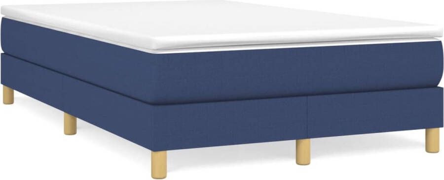 Maison Exclusive Boxspringframe stof blauw 120x200 cm