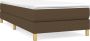 Maison Exclusive Boxspringframe stof donkerbruin 100x200 cm - Thumbnail 2