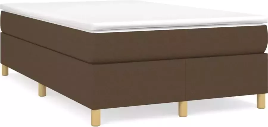 Maison Exclusive Boxspringframe stof donkerbruin 120x200 cm