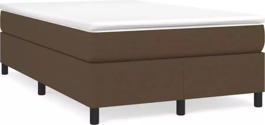 Maison Exclusive Boxspringframe stof donkerbruin 120x200 cm
