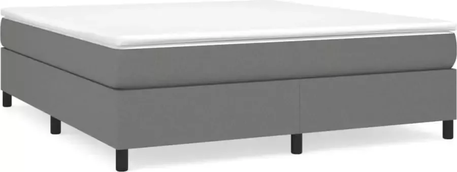 Maison Exclusive Boxspringframe stof donkergrijs 180x200 cm