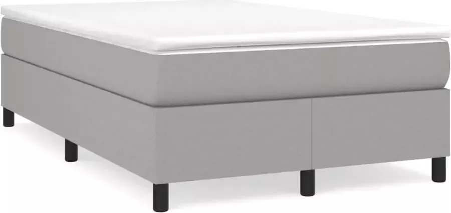 Maison Exclusive Boxspringframe stof lichtgrijs 120x200 cm