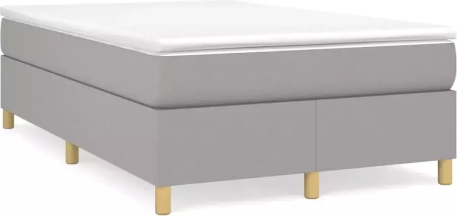 Maison Exclusive Boxspringframe stof lichtgrijs 120x200 cm
