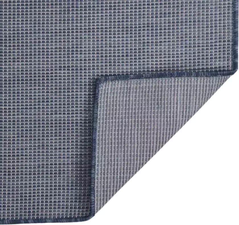 Maison Exclusive Buitenkleed platgeweven 200x280 cm blauw