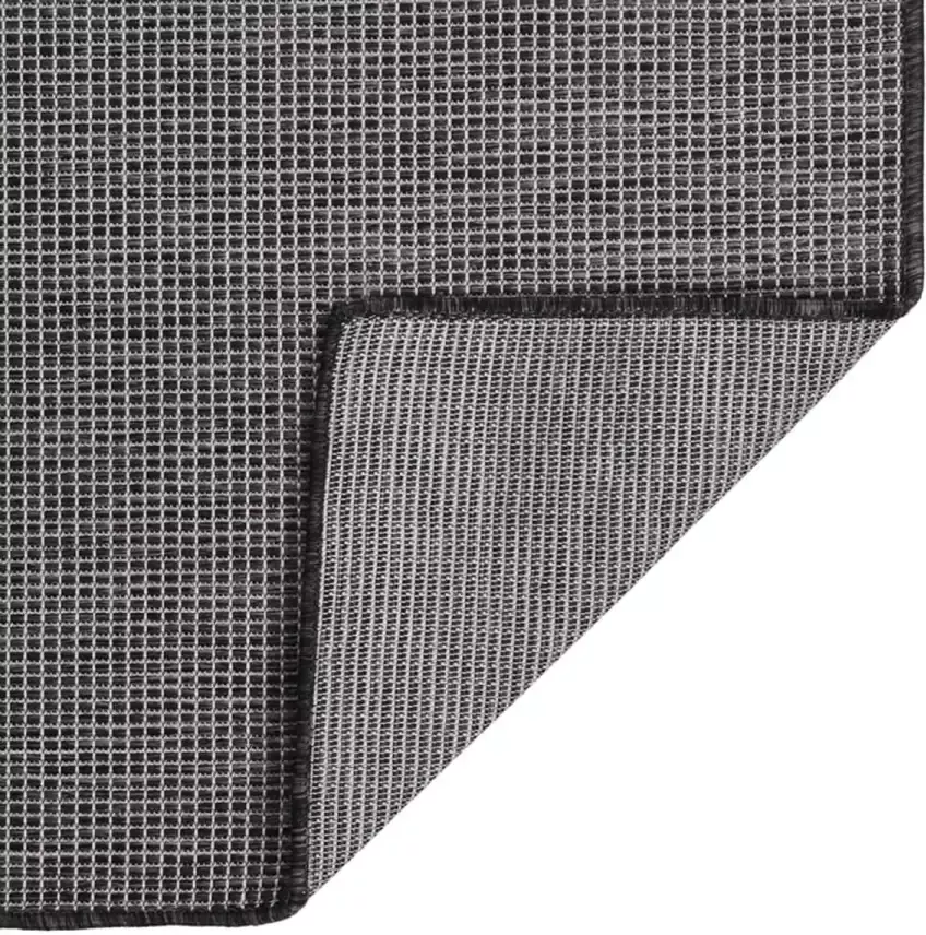 Maison Exclusive Buitenkleed platgeweven 200x280 cm grijs