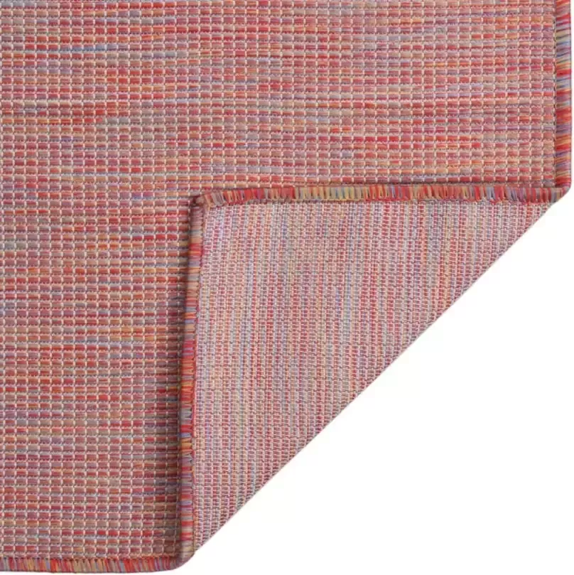 Maison Exclusive Buitenkleed platgeweven 200x280 cm rood
