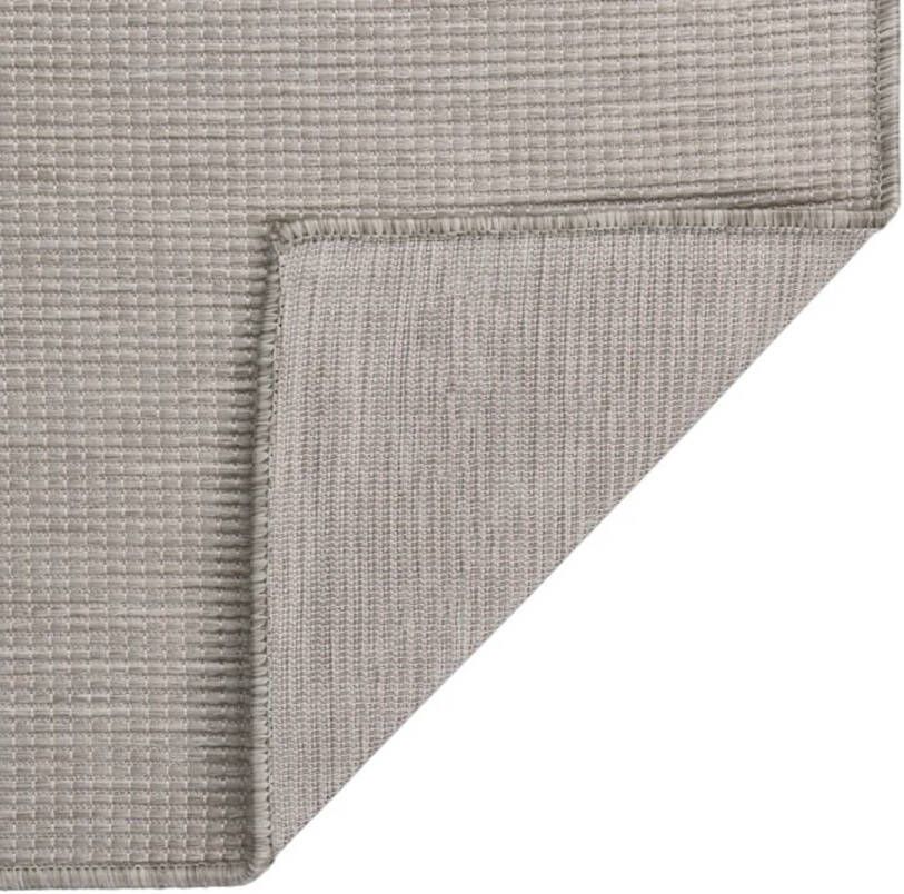 Maison Exclusive Buitenkleed platgeweven 200x280 cm taupe