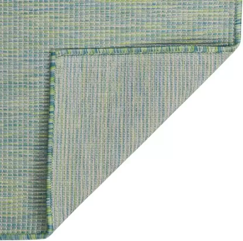 Maison Exclusive Buitenkleed platgeweven 200x280 cm turquoise