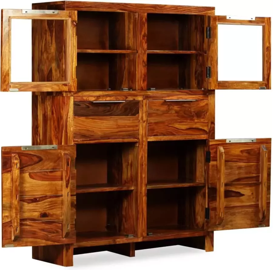 Maison Exclusive Dressoir 100x35x140 cm massief sheeshamhout