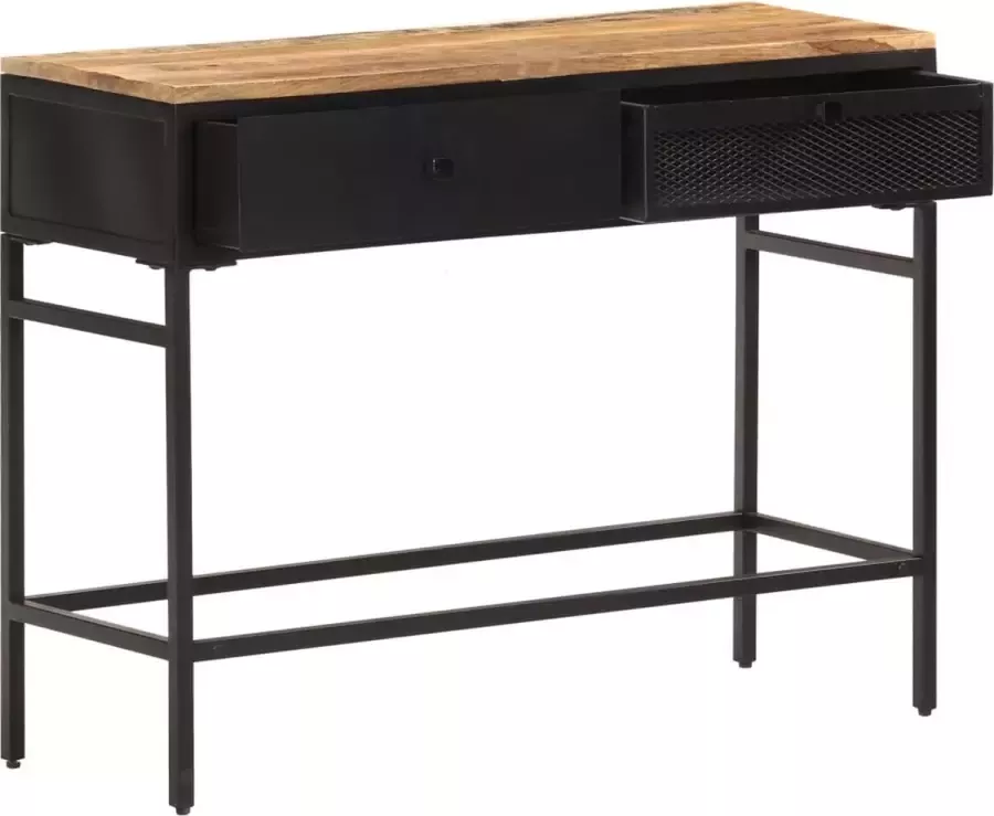 Maison Exclusive Dressoir 100x35x77 cm massief ruw mangohout