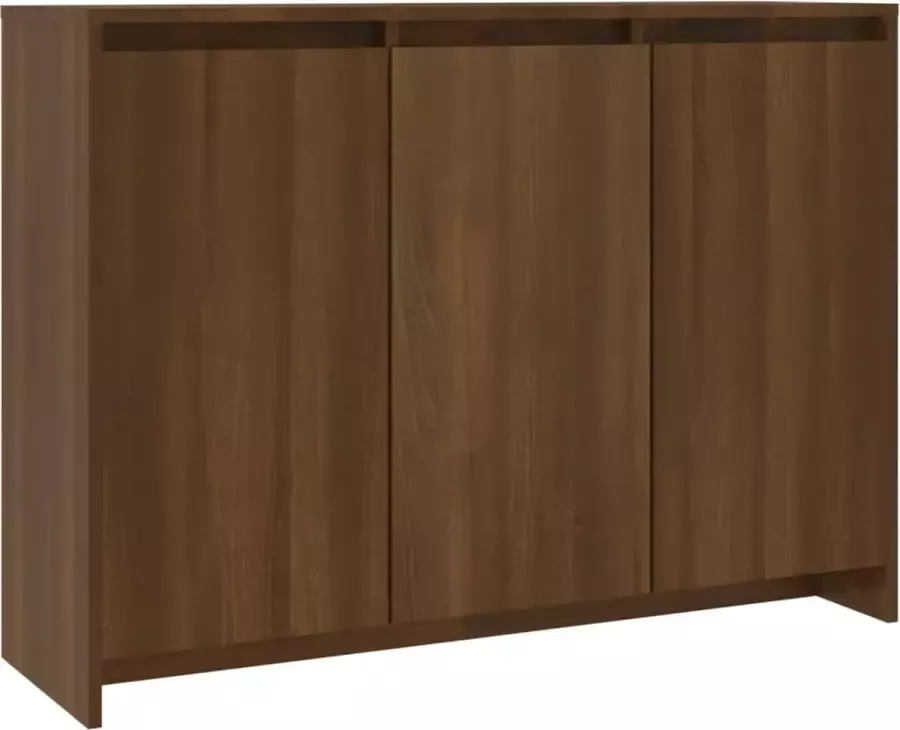 Maison Exclusive Dressoir 102x33x75 cm spaanplaat bruineikenkleurig