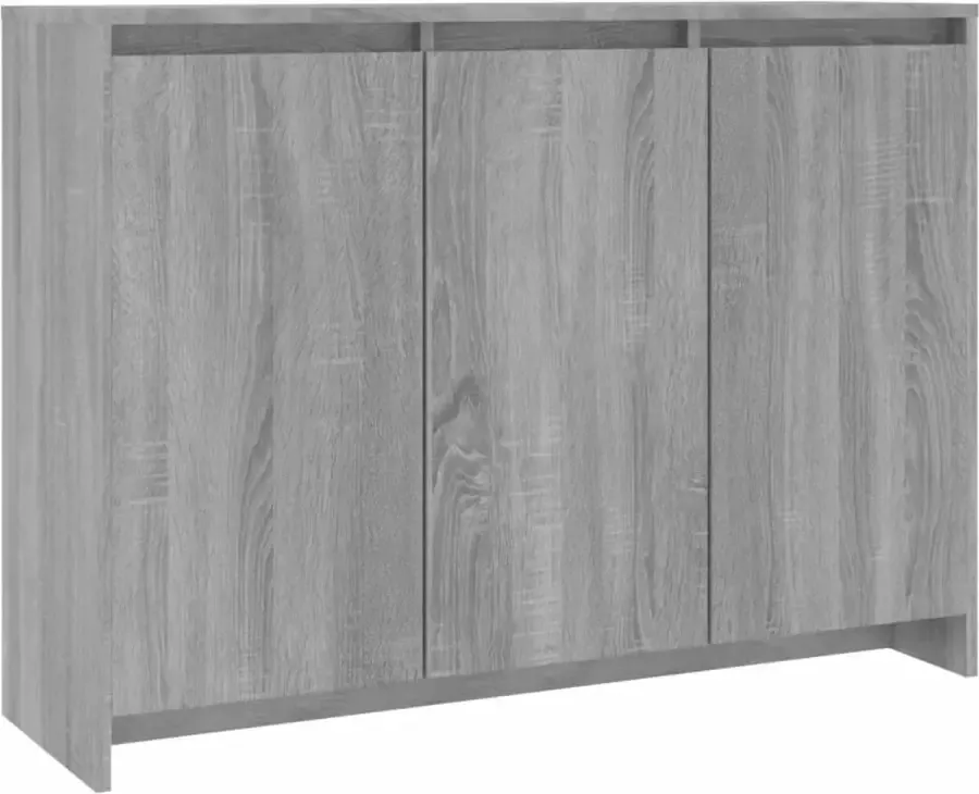 Maison Exclusive Dressoir 102x33x75 cm spaanplaat grijs sonoma eikenkleurig