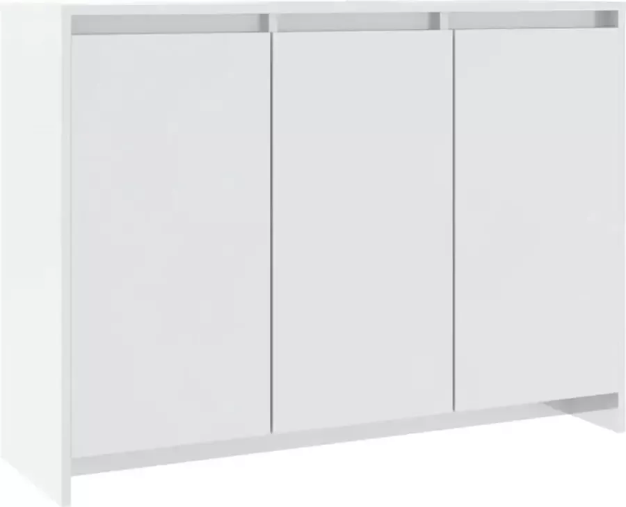 Maison Exclusive Dressoir 102x33x75 cm spaanplaat hoogglans wit