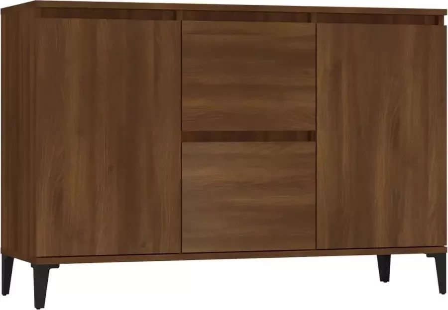 Maison Exclusive Dressoir 104x35x70 cm bewerkt hout bruineikenkleurig
