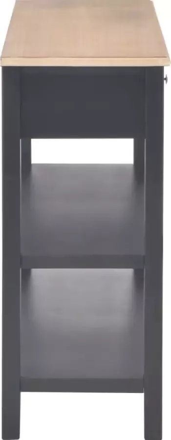 Maison Exclusive Dressoir 110x35x80 cm MDF zwart