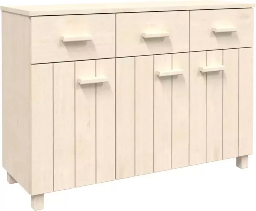 Maison Exclusive Dressoir HAMAR 113x40x80 cm massief grenenhout honingbruin - Foto 2