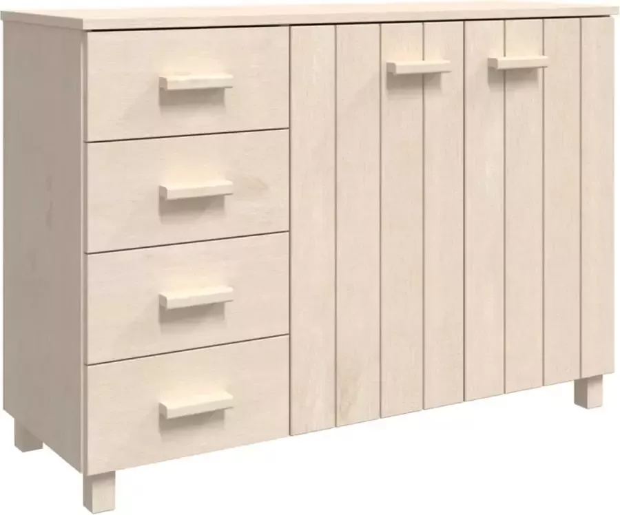 Maison Exclusive Dressoir HAMAR 113x40x80 cm massief grenenhout honingbruin