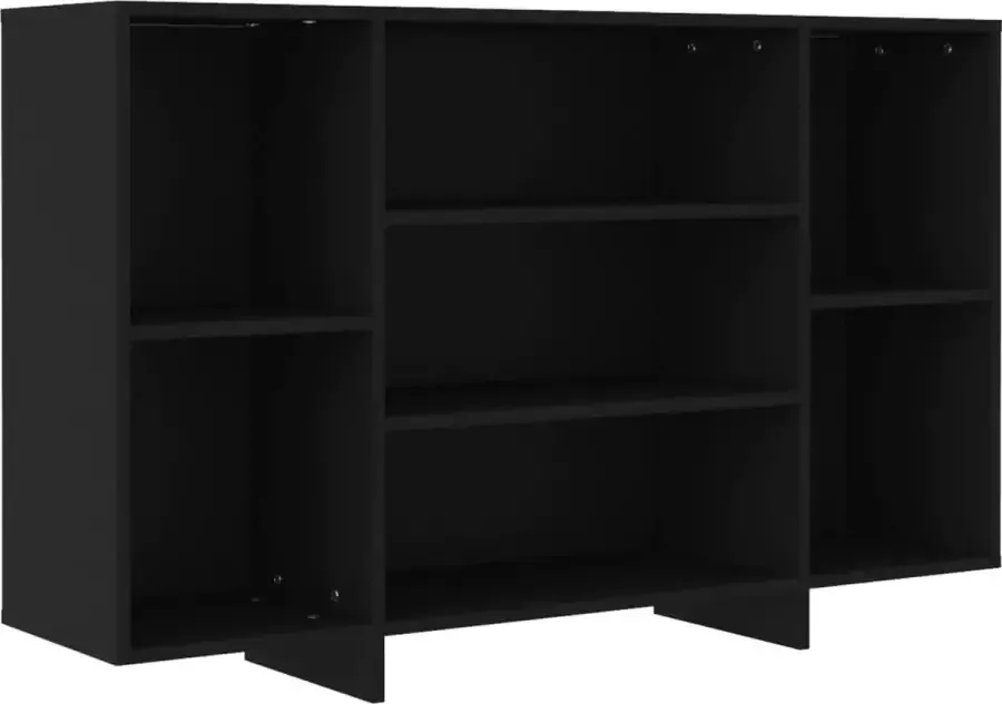 Maison Exclusive Dressoir 120x30x75 cm spaanplaat zwart