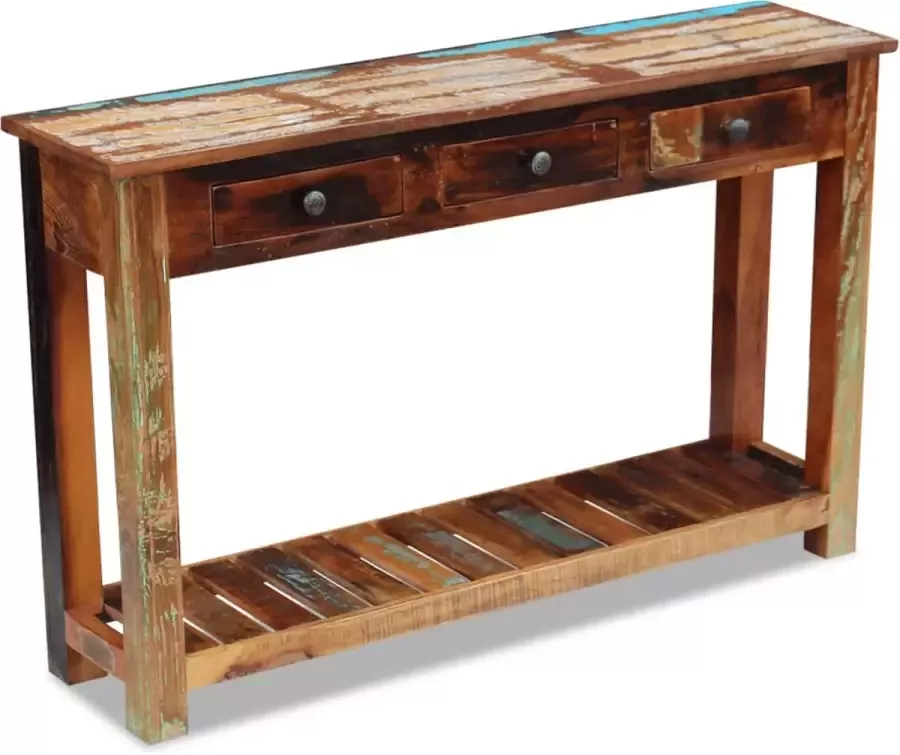 Maison Exclusive Dressoir 120x30x76 cm massief gerecycled hout