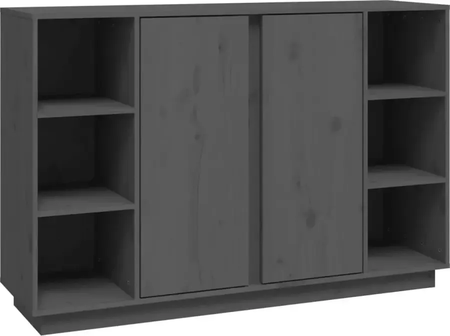 Maison Exclusive Dressoir 120x35x80 cm massief grenenhout grijs