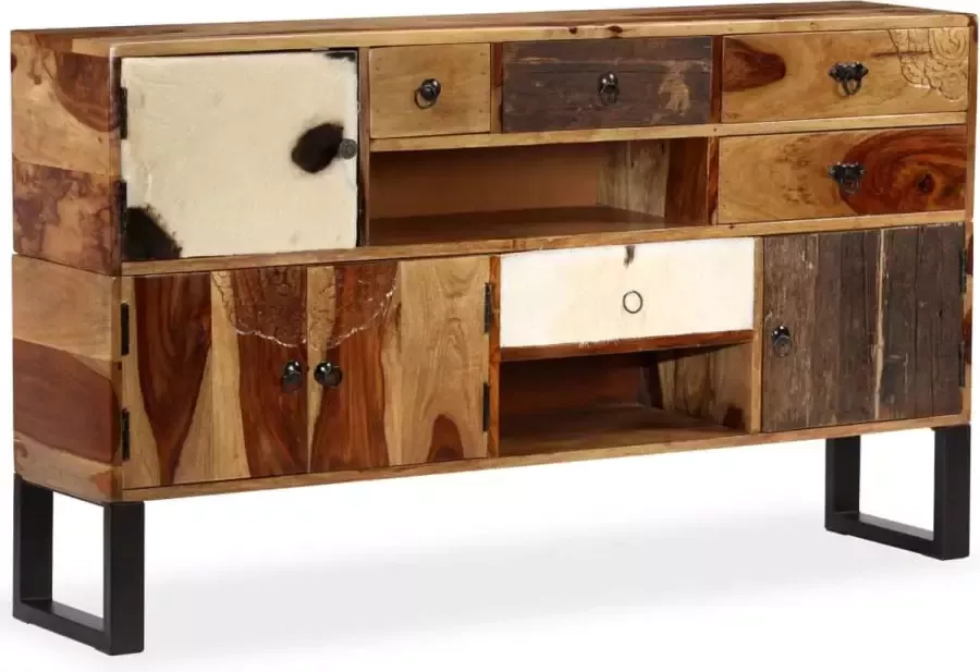 Maison Exclusive Dressoir 140x30x80 cm massief sheeshamhout