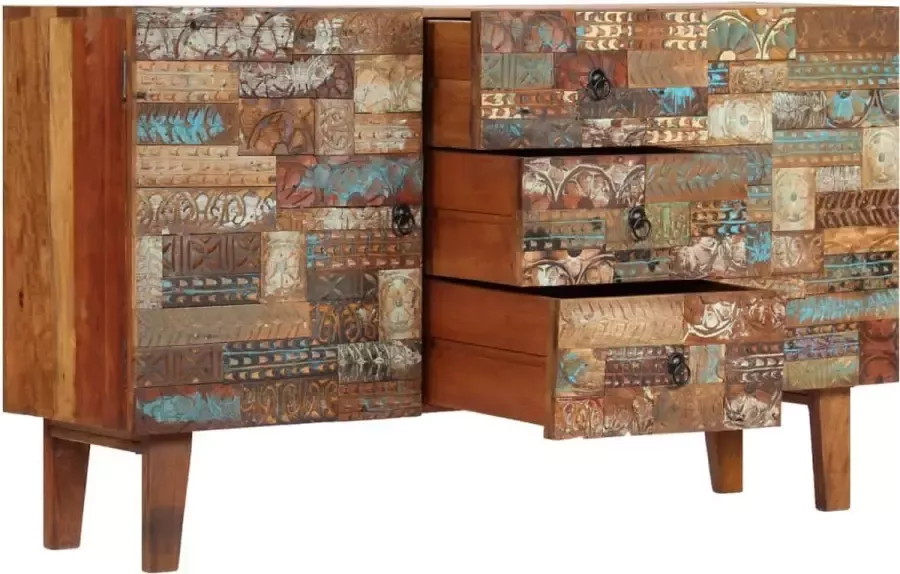 Maison Exclusive Dressoir 140x40x80 cm massief gerecycled hout