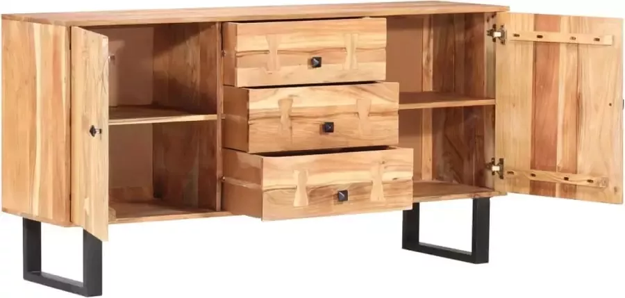 Maison Exclusive Dressoir 150x40x75 cm massief acaciahout