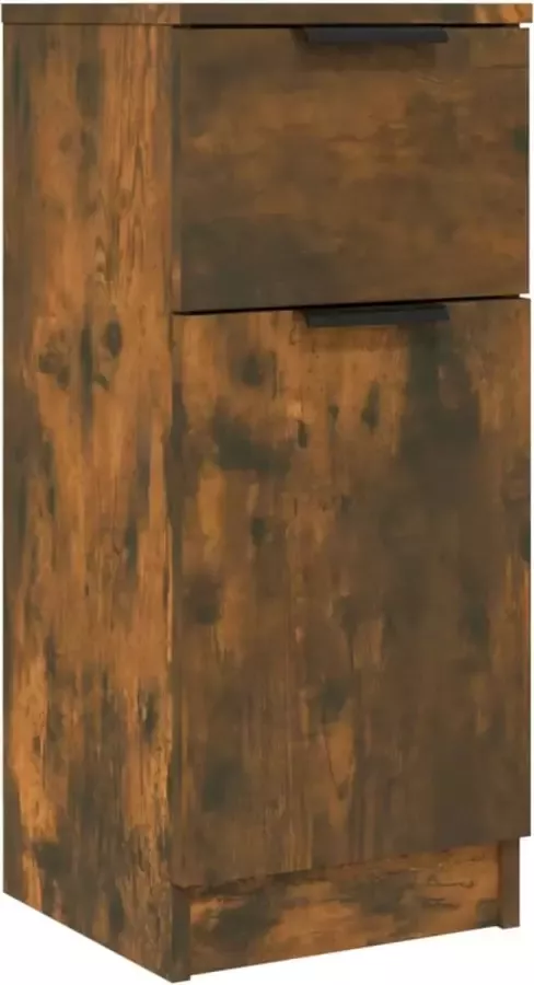 Maison Exclusive Dressoir 30x30x70 cm bewerkt hout gerookt eikenkleurig - Foto 2