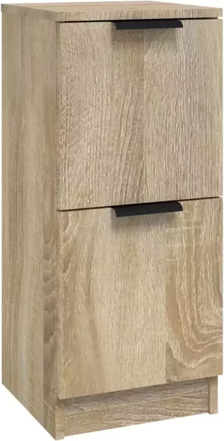 Maison Exclusive Dressoir 30x30x70 cm bewerkt hout sonoma eikenkleurig - Foto 3