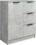 Maison Exclusive Dressoir 60x30x70 cm bewerkt hout betongrijs - Thumbnail 2