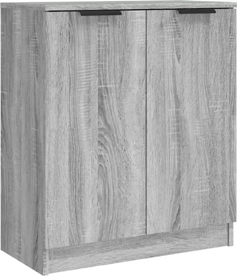Maison Exclusive Dressoir 60x30x70 cm bewerkt hout grijs sonoma eikenkleurig - Foto 3